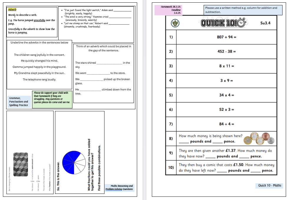 homework year 3 2.5.25